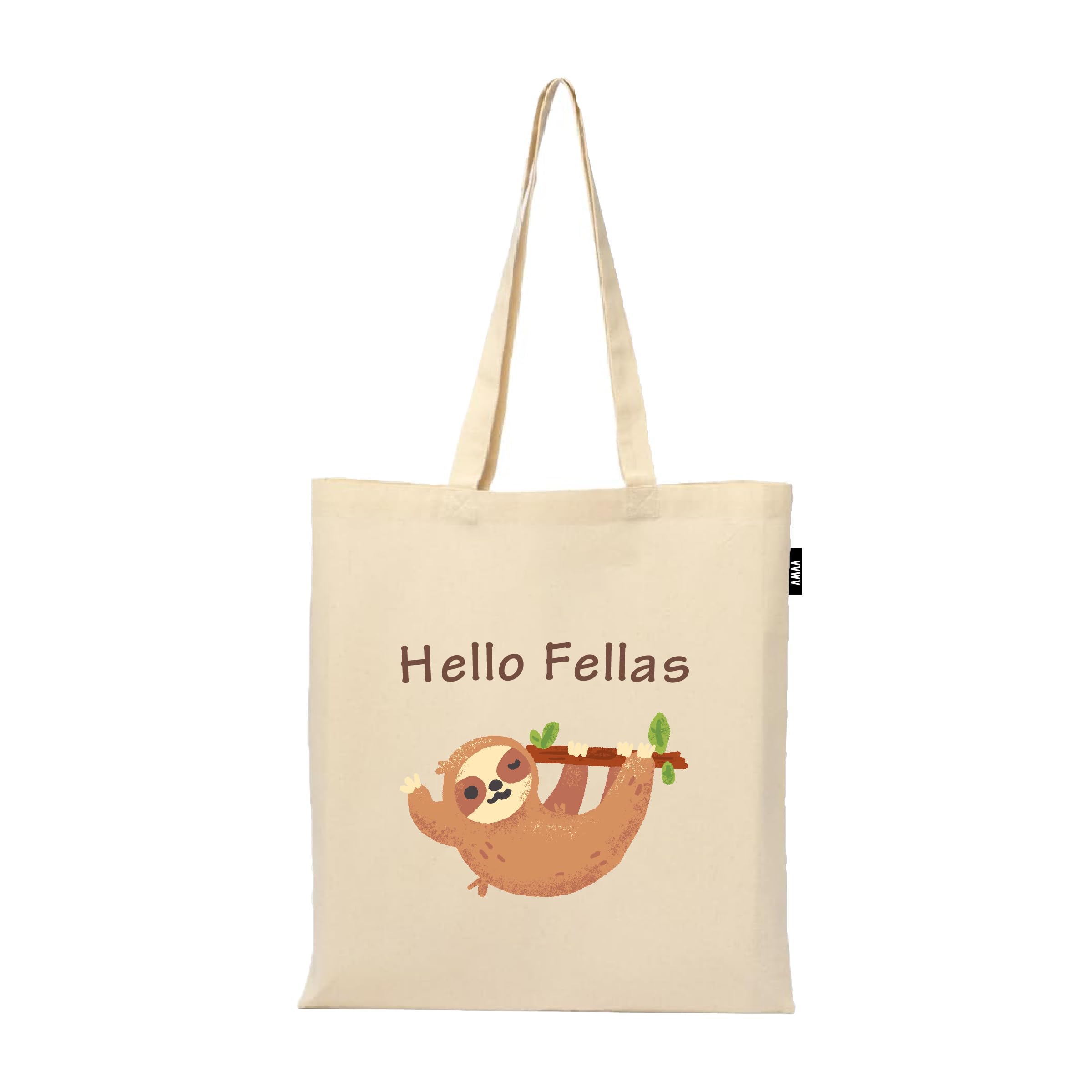 VVWV Printed Tote Bag | 100% Organic Cotton Shopping | Grocery | Tote Bag Women Office College Grocery Vegetable Bags Market, Canvas Tote Bag 15kgs Capacity (13 x 15.7 Inch)