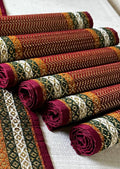 KalaTree Table Mats Set of 6 Handmade Reversible Heat Resistant | River Grass Dining Placemats Zero Plastic | Natural Madurkathi Eco Friendly | Rustic Boho Dcor | Joyful Six Mats Kafalo