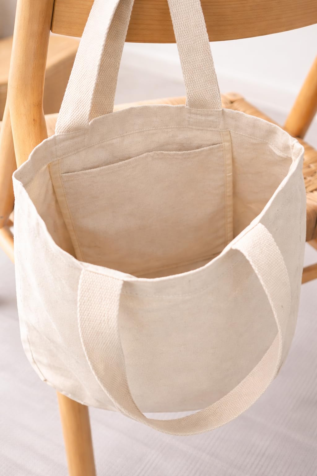 RAL Heavy Duty 400 GSM Cotton Canvas Tote Bag for Women | Printed Shoulder Bag for Office, College & Grocery | Reusable Eco-Friendly Shopping Tote (38 x 9 x 32 cm) (Heart Print)