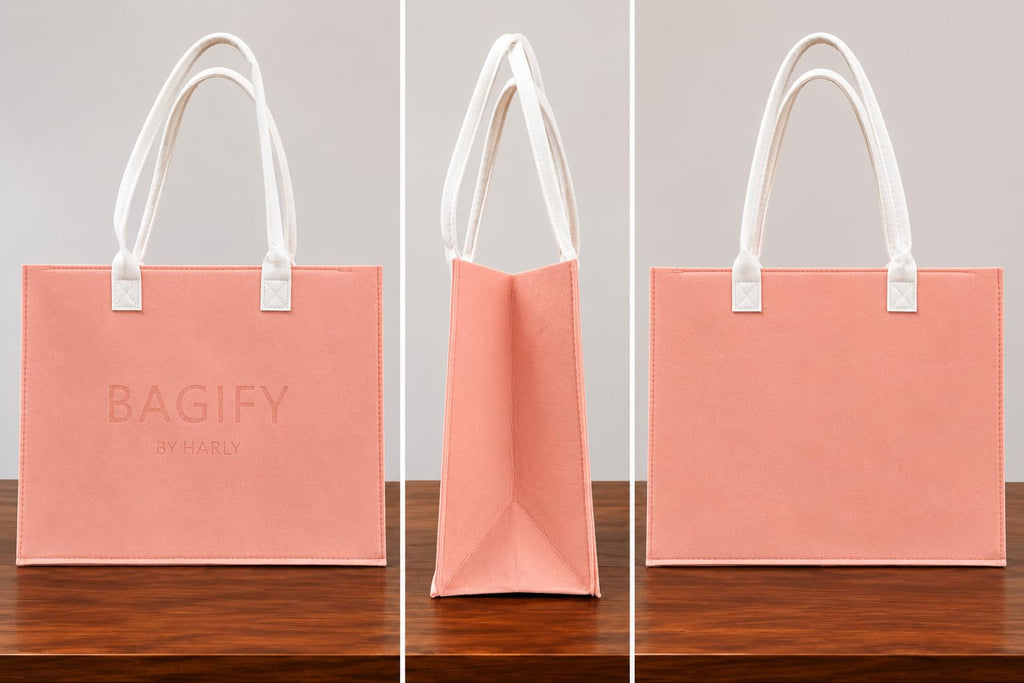 SAVNKITA Bagify by Harly Premium Felt Tote Bag For Shopping & Offiice. | Primium Felt Material Bag.