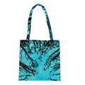 Ravaiyaa - Attitude is everything Cotton Shoulder Bag/Tote Bag For Women| Printed Multipurpose Handbag With Top Zip | Best For Shopping, Travel, Work, Beach, Office, College (Turquoise Dark Forest)