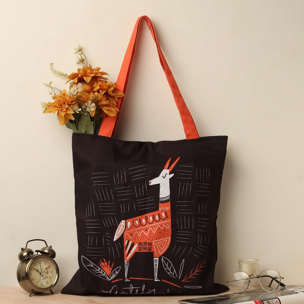 Purple Tree Canvas Tote - 1 Pc, Women's Stylish Printed Bag - Tbag00277