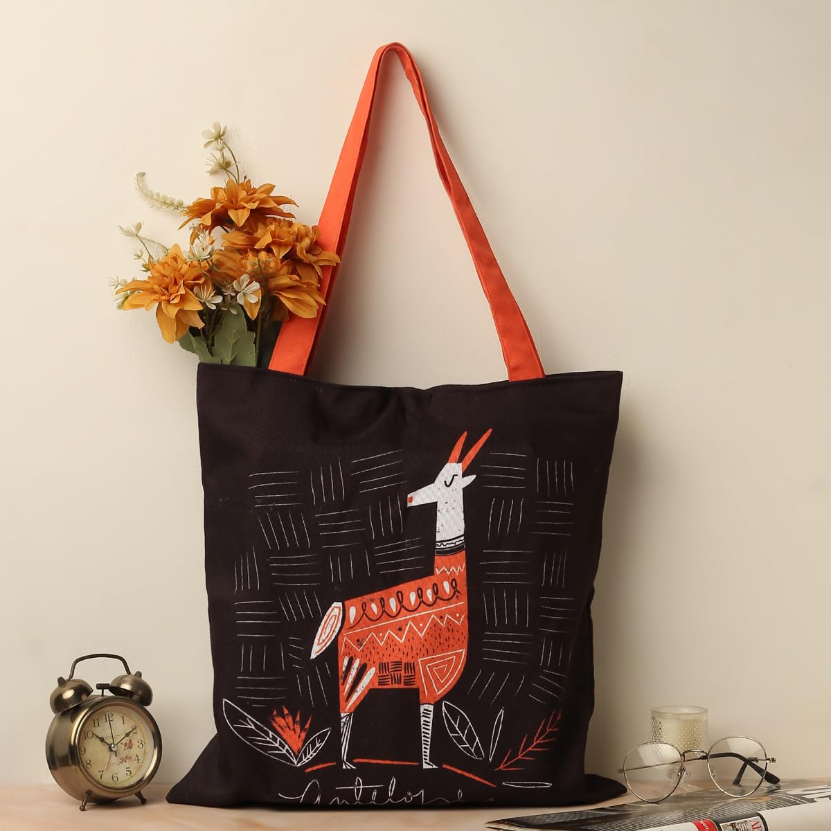 Purple Tree Canvas Tote - 1 Pc, Women's Stylish Printed Bag - Tbag00277