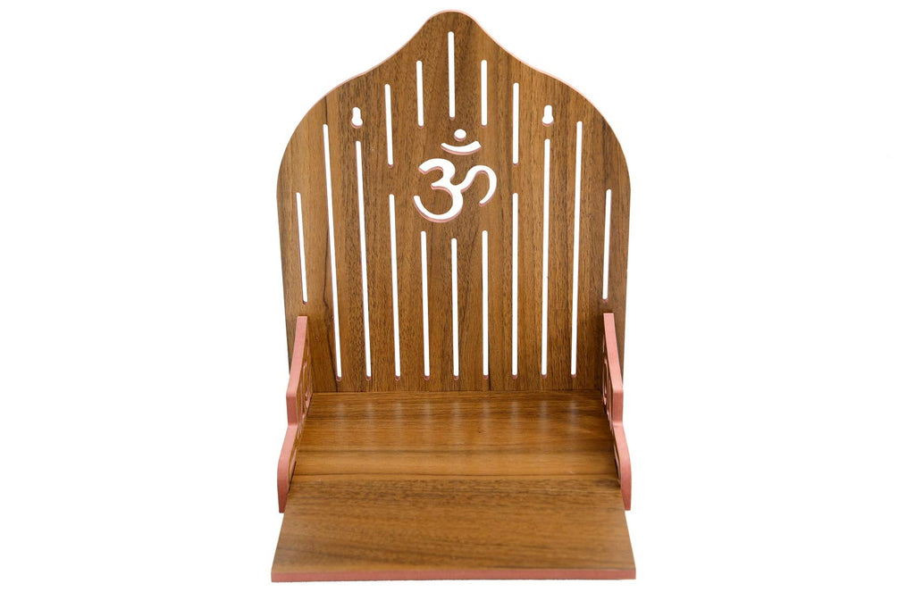 VJ Sons Wooden Temple Plywood Mandir Singhasan,Baal Gopal,Pooja Room Home Decore Office Or Home Temple (Brown)