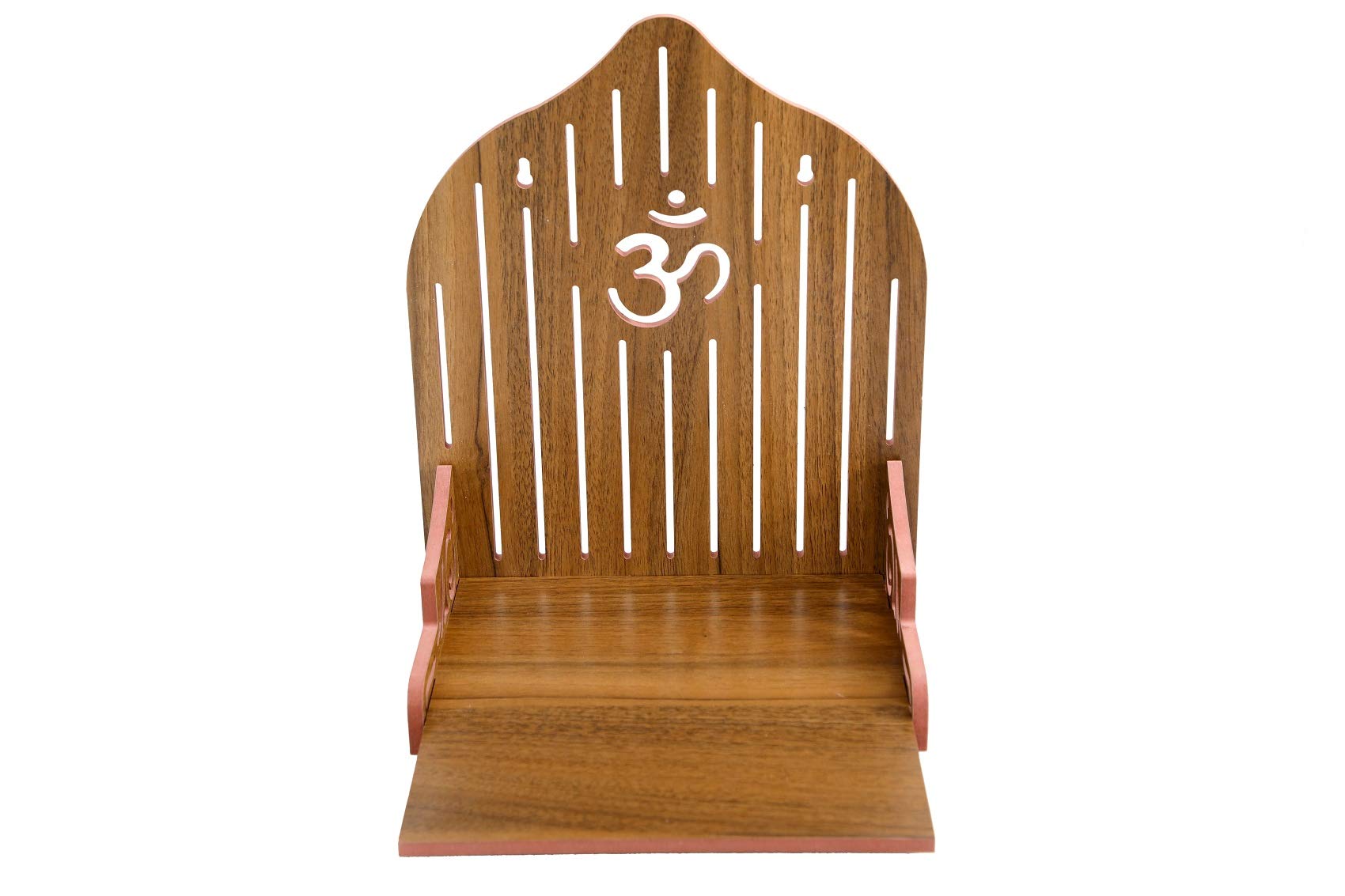 VJ Sons Wooden Temple Plywood Mandir Singhasan,Baal Gopal,Pooja Room Home Decore Office Or Home Temple (Brown)