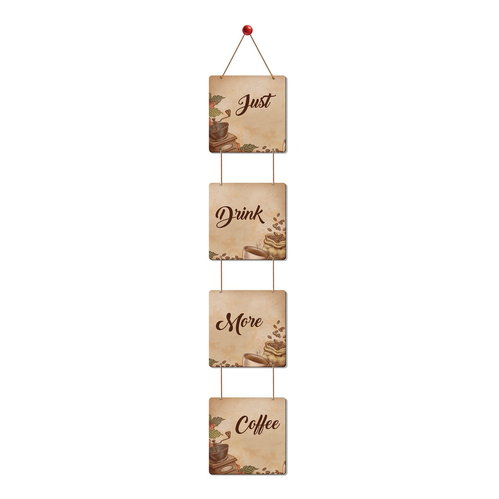 Artvibes Quotes Designer Square Wall Hanger MDF Wooden for Home Decor | Office | Living Room | Bedroom | Gift | Decor Item | Home Decoration Items stylish | Wall Hanging Decorative Items,(WH_3308NR)
