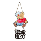 Artvibes Take It Easy Printed Wooden Wall Hanging for Living Room | Quotes Decor Item | Printed Wall Decoration | Wall Illustrations | Graphic Print Artwork | Unique Gift | Cafe Decor(WH_5733N)