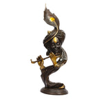 ARTVARKO Pure Brass Lord Krishna Bhagwan JI Playing Flute for Home Gallery Décor Idol Pooja Murti God Marriage Gift Height 20 Inch.