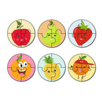 Artvibes Fruits Premium Wooden Puzzles for Kids | Jigsaw Puzzles for Kids Age 2-5 | 4 Piece Puzzles | Toddlers Wooden Puzzle (PZ_603NN), Set of 6