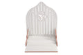 VJ SONS Wooden Temple Plywood Mandir Singhasan,Baal Gopal,Pooja Room Home Decore Office Or Home Temple (White)