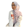 PREMIUM KOREAN GORGETTE HIJAB FOR WOMEN, GEORGETTE HIJAB SCARF FOR WOMEN 80 BY 180 CM (LEVENDER GREY)