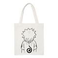 The Korhean Store Naruto Anime Print Tote Bag for College, Travelling, Shopping, Office, Beach & Daily Use, Ecofriendly & Reusable, Premium Canvas Cotton