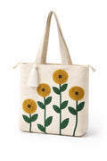 OLL OO LA LA BEAUTY Canvas Tote Bag for Women | Tote Bag | Pinterest Shoulder Bag | Cotton Shoulder Bag | Boho Tote Bags | Casual Daily Use Handbag for Office, College, Shopping & Travel - DGSN-03