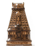 ATTRACTIVE CRAFT STORE Wooden Temple Gopuram Miniature Showpiece – 6.5 Inch Handcrafted Tiruchendur Murugan Temple Replica | Pooja Mandir Decor, Home Altar, Housewarming & Diwali Gift