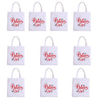 Mayatra's Organic Cotton Tote Gifting Bag, Eco Friendly Lightweight Reusable Grocery Shopping Cloth Bags,Christmas Gift… (Believe_10)