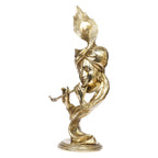 ARTVARKO Pure Brass Lord Krishna Playing Flute Krishan Home Gallery Décor Idol Pooja Murti God Marriage Gift Height 20 Inch.