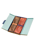 Pashmoda His and Her Gift Set of Fine Wool Stole With Wooden Gift Box