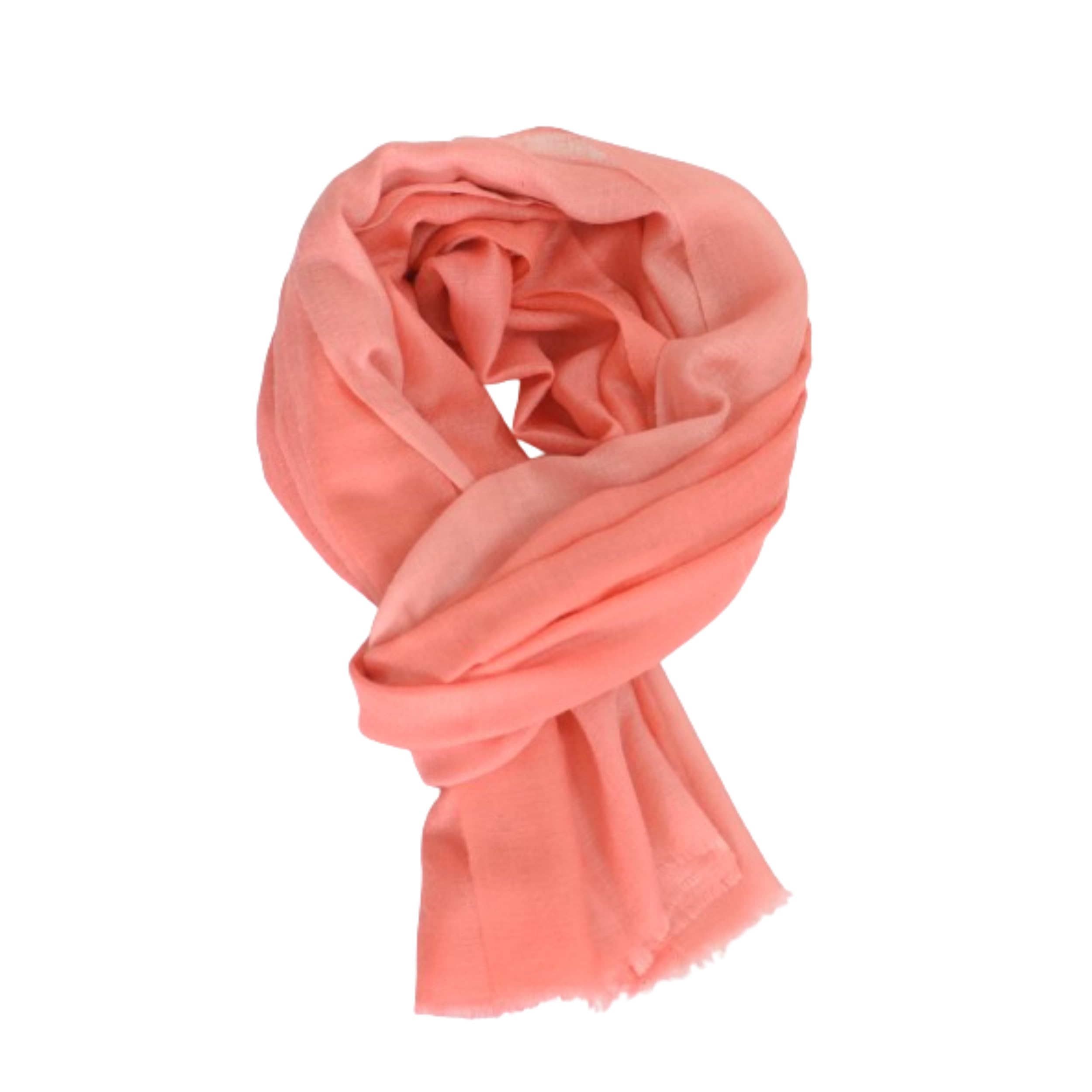3 Angels Multicolor Pashmina Faded (dark orange to light orange)