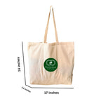 Conscious Community Tote Bag – Reusable Cotton Shopping & Grocery Bag with Sustainable, Washable, Multipurpose Bag Pack Of-4