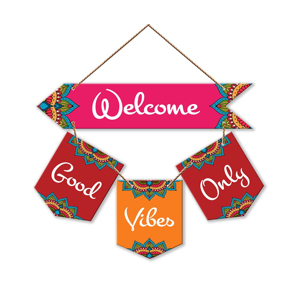 Artvibes Wall Hanging Home Decorative Wall Art for Living room | Bedroom | Gifts | Wall Hanger for Decoration | Modern Decor | Artwork | Wall Sculpture | Signs & PlaquesArt Print (WH_6417NR)