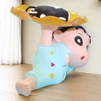 ATETO Shinchan Resin Tray Holder Showpiece with Candy Bowl & Key Holder | Cute Cartoon Figurine Decorative Organizer for Home Office Bedroom Living Room Desk & Bookshelf Décor