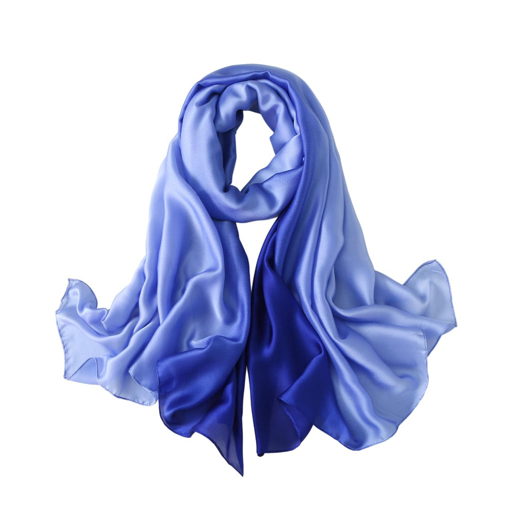 CrossKulture Printed Poly Silken feel Scarf Stole for Women | Stylish, Soft, & Lightweight | Satin Feel Neck, Hair, Head Scarf for Women (Colour_56)