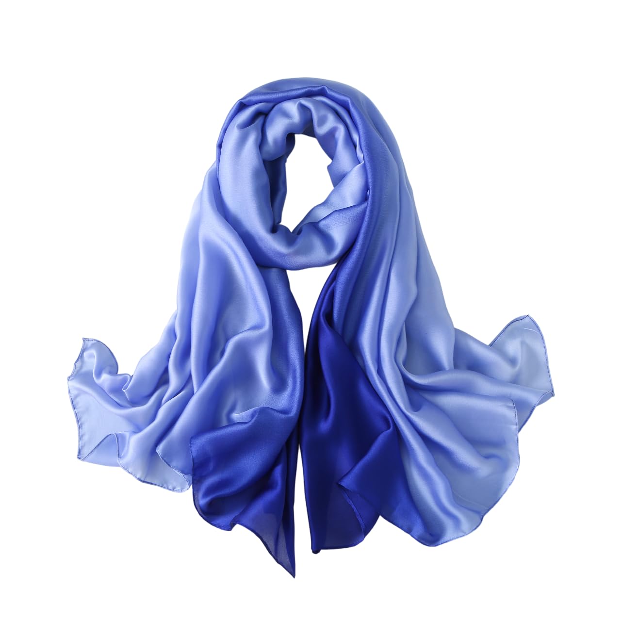 CrossKulture Printed Poly Silken feel Scarf Stole for Women | Stylish, Soft, & Lightweight | Satin Feel Neck, Hair, Head Scarf for Women (Colour_56)