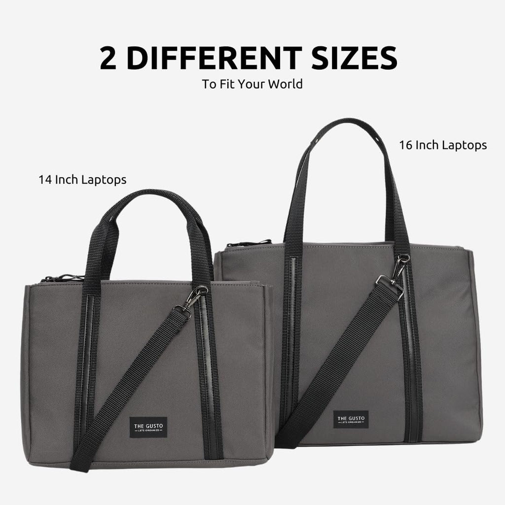 The Gusto Unisex Tote Bag (16, Slate Grey)