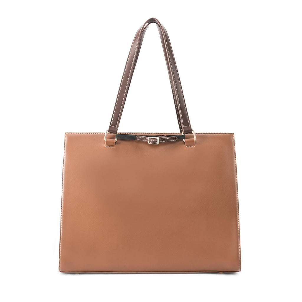 Lino Perros Monroe Sophisticated Tan Tote Bag