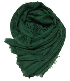 IBA ISBA COLLECTIONS Women's Crinkle Cotton Scarf, Stoles, Hijab (80 x 190 Cms) (Combo3pcs)
