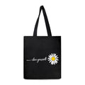 THE SACK CO. Canvas Tote Bag Aesthetic Reusable Cotton Bags for Women Ladies Girls for School, College, Office, Travel Large Printed Design Eco-Friendly Shopping Bag for Everyday Use