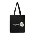 THE SACK CO. Canvas Tote Bag Aesthetic Reusable Cotton Bags for Women Ladies Girls for School, College, Office, Travel Large Printed Design Eco-Friendly Shopping Bag for Everyday Use