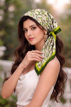 Wirkqeez Silk Head Scarf for Women – Luxury Satin Silk Hair Scarf, Soft Bandana Wrap for Sleeping, Hair Protection & Styling (Multicolor_06)