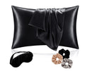 Travel Neck Pillow Set with Eye Mask, Navy Blue, Velvet, U-Shape, Memory Foam Fill, Button Closure, for Adults with Button Closure (Navy Blue)