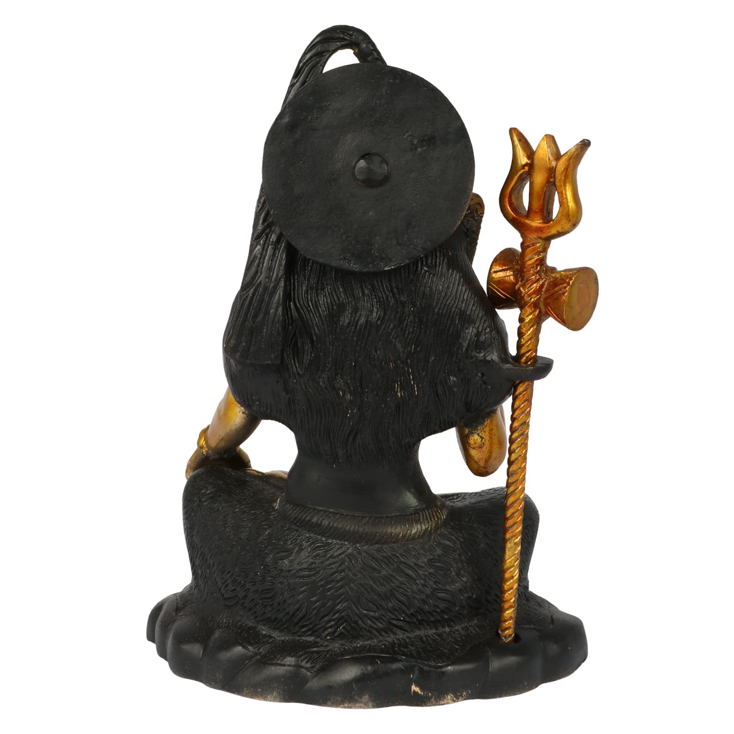 ARTVARKO Bholenath Idol|Lord Shiva Idol Brass Statue Bhagwan Bholenath Shiva Blessings for Good Luck,Health and Wealth 8.5 Inch