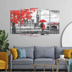 VIBECRAFTS Beautiful London Canvas Wall Painting Set of Five Pieces For Home|Office|Living Room|Gift (PTVC5Pcs2_6523)