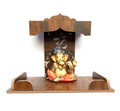 7CR Art and Craft Wall Mounted Temple (Brown, Standard)