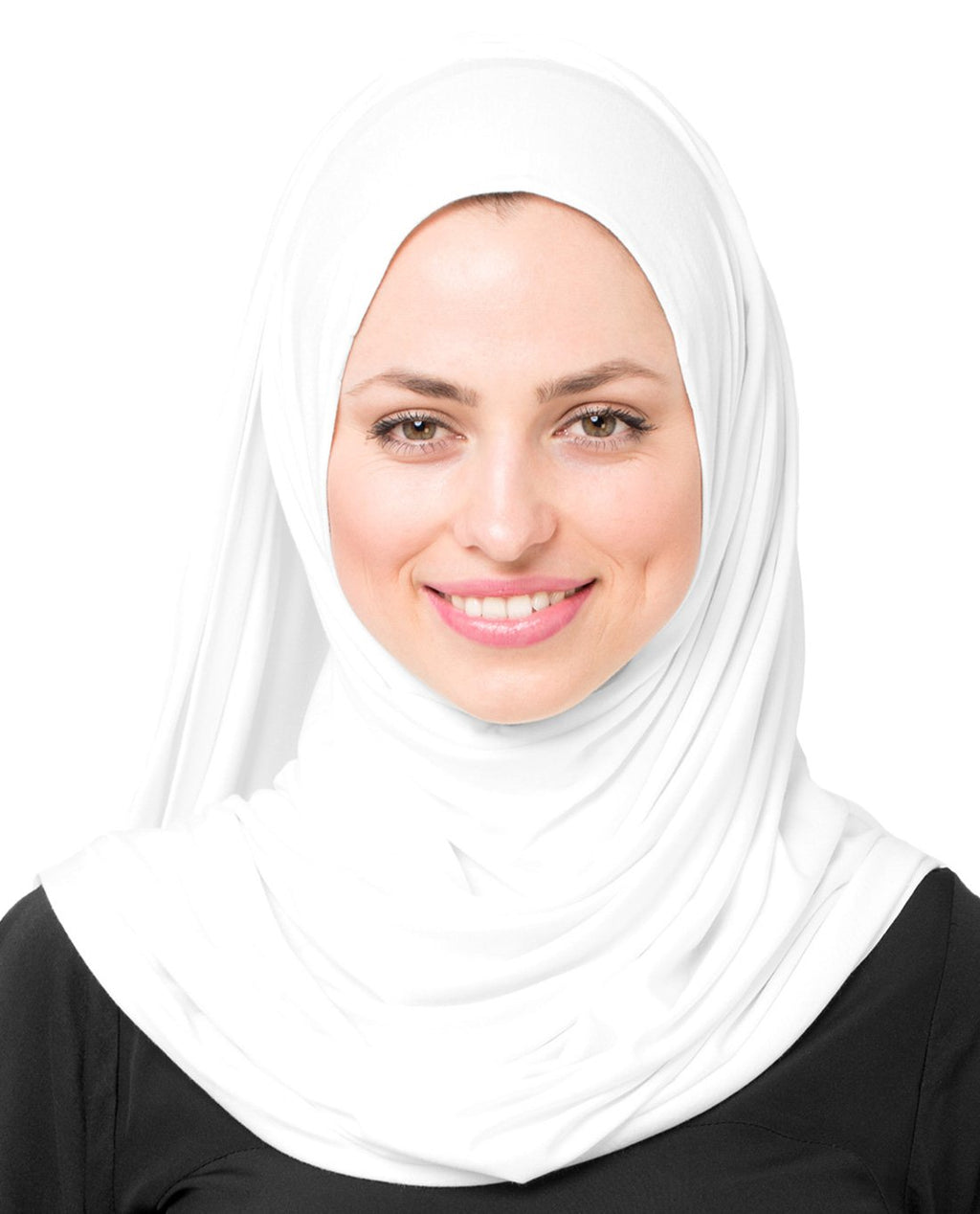 Silk Route InEssence Bright White Viscose Jersey Scarf Women Girls Wrap Large Size Hijab