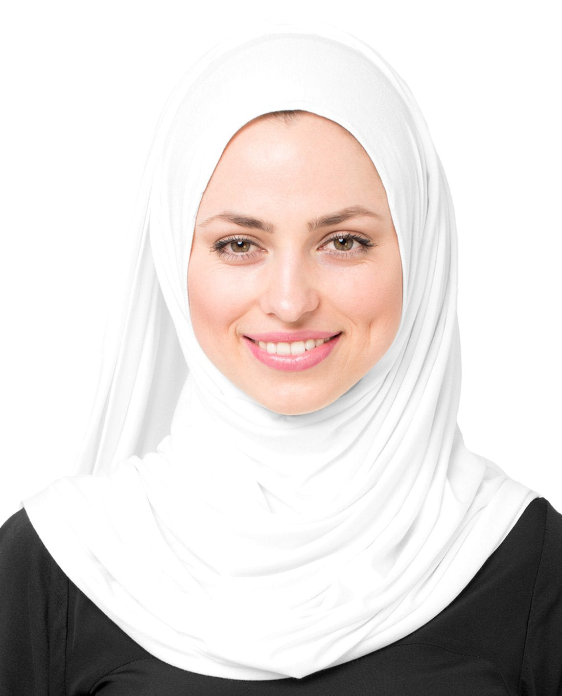 Silk Route InEssence Bright White Viscose Jersey Scarf Women Girls Wrap Large Size Hijab