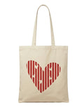 Eco Right Gift for Women – Canvas Tote Bag, Organic Cotton Valentine Tote for Women & Girls, Valentine gifts for Woman