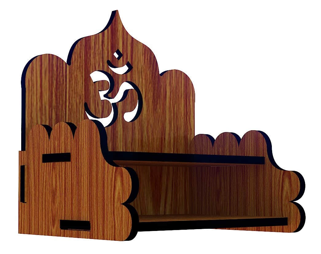 SSI Fully Handmade beautyfull Small Wooden Home and Office Temple/Pooja Mandir Pooja ghar