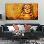 VIBECRAFTS Spiritual Shiva Premium Canvas Wall Painting With Frame for Living Room Drawing Room Home|Office|Gift (PTVCH_2228N)