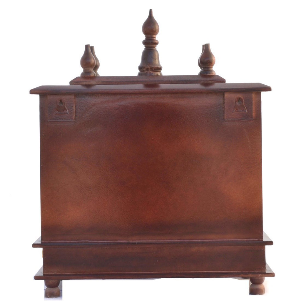 Jodhpur Handicrafts Wood Home Temple (20 x 12 x 24 inch, Brown)