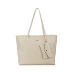 Fastrack 'Premium Leather Tote Bag for Womens, Ladies and Girls | Embossed Textured Tote Bag for Womens and Girls | Handbag with Spacious Interior and Sturdy Straps