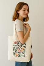 THE SACK CO. Canvas Tote Bags for Women with Zip, College Bag for Girls, 100% Organic Cotton Tote Bag for Shopping, Travel & beach bags for women