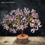 Reiki Crystal Products Amethyst Stone Tree 300 Beads Crystal Tree Stone Tree Showpiece