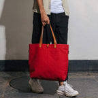 DailyObjects Latest Stylish Buoy Tote Bag for Girls & Women | Sturdy Cotton Canvas Material | Double Shoulder Straps | Ladies Handbag Purse For Daily & Office Use | Zip Pocket | Handcrafted