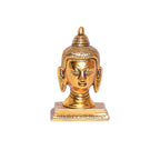 KridayKraft Lord Gautam Buddha Metal Statue Beautiful Gold Antique Finishing Meditation Buddha Murti Religious Idol for Home Office Decoration & Pooja Gifting Purpose Sculpture...