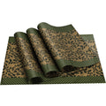 Furnishya Dining Table Mats 4 Pieces - Elegant & Machine Washable Table Mats Set of 4 - Decorative Accessories for Daily Use Dining Kafalo