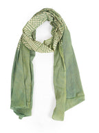 RAI SAHAB Fancy Scarf Lightweight & Comfortable for All Seasons(ST-70GRN10)